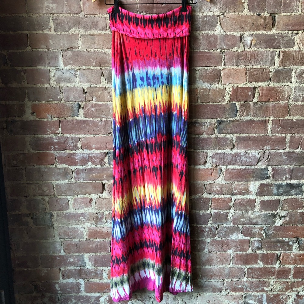 Ronny Kobo Rainbow Dye skirt/tube dress